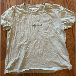 OAK + FORT Short Sleeve Tee in Sage